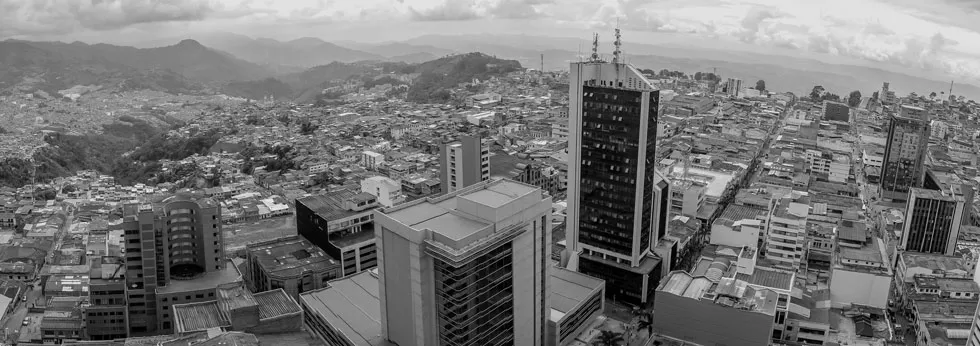 Vista aerea de Manizales